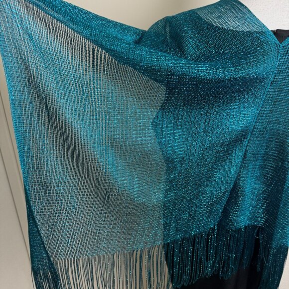 1920s Piano Shawl Silk Embroidered Fringe Deco Wrap | Deja  Vintage Piano Party Evening  Wrap Poncho  Scarf Fringe Lurex